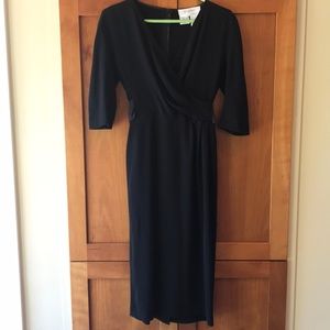 Max Mara Italian black dress silk tie - 6